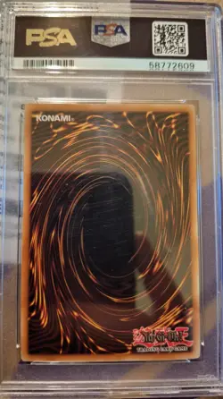 Yugioh PSA 9 Gorz the Emissary of Darkness GLD5-EN024 Haunted Mine Ghost Rare - Image 2