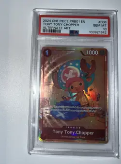 PSA 10 - Tony Tony Chopper Alternative Art ST01-006 PRB-01 - Image 1