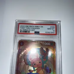 PSA 10 - Tony Tony Chopper Alternative Art ST01-006 PRB-01 - Image 2