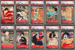PSA 9 & 10 One Piece TCG Game 2024 English Version 1st Anniversary Complete SET - Image 1