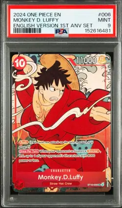 PSA 9 & 10 One Piece TCG Game 2024 English Version 1st Anniversary Complete SET - Image 2