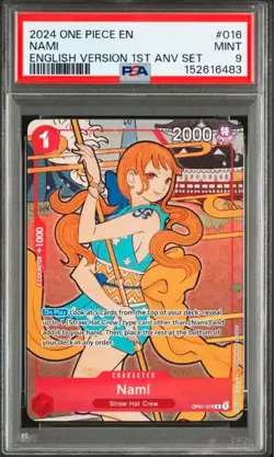 PSA 9 & 10 One Piece TCG Game 2024 English Version 1st Anniversary Complete SET - Image 4