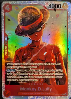 MONKEY.D.LUFFY OP12-015 Legacy of the Master Foil TCG 🔥 - Image 1