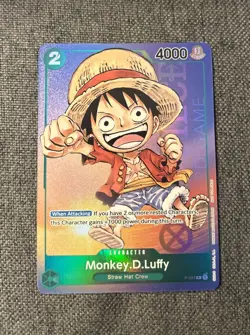 MONKEY. D. LUFFY ONE PIECE P-037 2023 GEN CON PROMO HOLO ENGLISH NM 🔥🔥 - Image 1