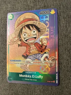 MONKEY. D. LUFFY ONE PIECE P-037 2023 GEN CON PROMO HOLO ENGLISH NM 🔥🔥 - Image 4