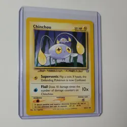 Chinchou 55/111 Unlimited Pokemon Card Neo Genesis LP-NM - Image 1