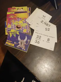 Lot Of Vintage Pokemon Math Cards - Image 2
