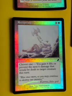 Recuperate, Wing Shards,Wipe Clean MTG 3 Card. Scourge. FOIL. - Image 3
