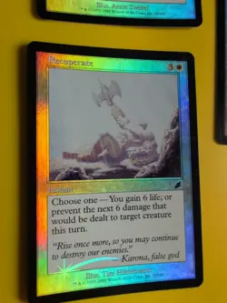 Recuperate, Wing Shards,Wipe Clean MTG 3 Card. Scourge. FOIL. - Image 4
