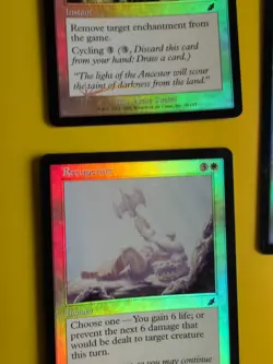 Recuperate, Wing Shards,Wipe Clean MTG 3 Card. Scourge. FOIL. - Image 5