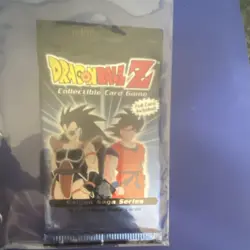 Score Dragon Ball Z CCG Saiyan Saga Booster Pack 9 Cards English - Goku Raditz - Image 1