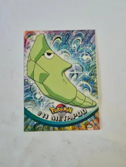 Metapod #11 Topps Red Logo Trading Cards Series 1 Pokemon Non-Holo Near Mint - Image 1
