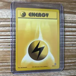 Lightning Energy - 109/111 Neo Genesis Unlimited Pokemon Card LP-NM - Image 1