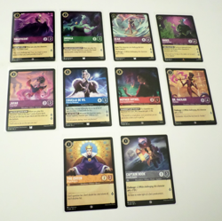 Disney Lorcana Theme Lot - Disney Villains Theme Lot Of 10 Cards - Image 3