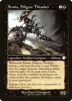NM Retro Armix, Filigree Thrasher, The Brothers' War, Magic the Gathering, 103 - Image 1