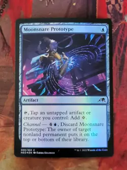MTG Card: Moonsnare Prototype (Kamigawa: Neon Dynasty) FOIL - Image 1