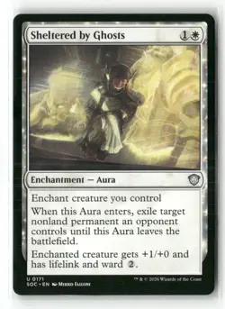 Sheltered by Ghosts 171 Commander: Secrets of Strixhaven Magic: The Gathering NM - Image 1