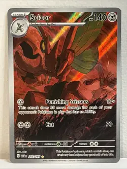 Scizor - Holo SV3 Obsidian Flames 205/197 NM Pokemon - Image 1