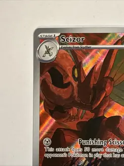 Scizor - Holo SV3 Obsidian Flames 205/197 NM Pokemon - Image 3