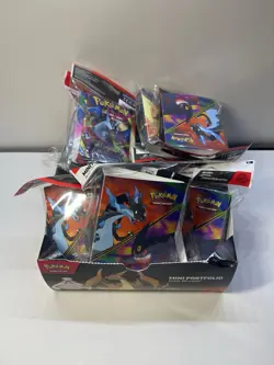 Phantasmal Flames Mini Portfolio SEALED 14ct Bundle w/ Display New Pokemon - Image 2