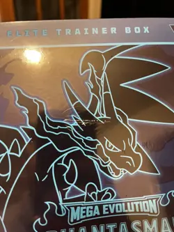 Pokemon Mega Evolution Phantasmal Flames Elite Trainer Box ETB - SMALL TEAR - Image 2