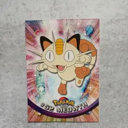 Pokemon TCG #52 Meowth Topps Series 1 - Image 2