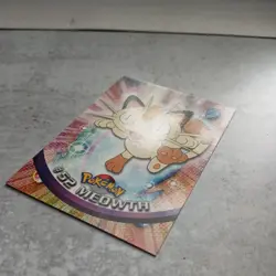 Pokemon TCG #52 Meowth Topps Series 1 - Image 5
