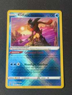 Pokemon TCG Radiant Greninja 046/189 | Astral Radiance | NM | Radiant Rare - Image 1