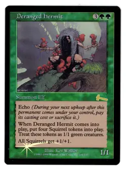 Deranged Hermit -- MTG (SP+/NM Quality FOIL) - Urza's Legacy - See scans!! - Image 1