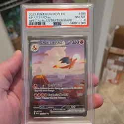 Pokemon TCG Sv: Scarlet & Violet 151 Charizard ex 199/165 SIR Holo PSA 8 - Image 1