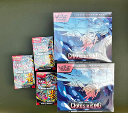🔥 Pokemon Chaos Rising ETB x2 + Booster Bundle x3 IN HAND ✅ FREE SHIPPING ✅ - Image 1