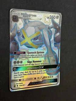 Metagross GX 157a/145 Full Art Shiny Hidden Fates Alternate Art Pokemon TCG NM/M - Image 5