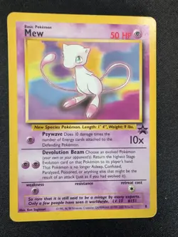 [MP] Pokemon 2000 Mew Mewtwo Black Star Promo Vintage - Image 3