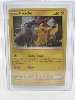 Pokemon Pikachu TCG Holo Card #SM234 NM Condition - Image 1