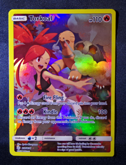 Pokemon Torkoal 237/236 Cosmic Eclipse Secret Rare - Image 1