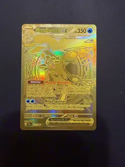 Chaos Rising: Mega Greninja EX 122/086 Gold, Hyper Rare Pokemon 2026 - Image 1