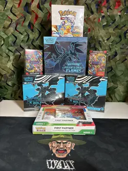 Pokemon Lot of ETB'S, Booster Box/Bundles. Phantasmal, First Partner, + More - Image 1