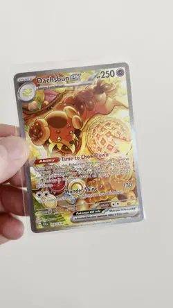 Pokemon TCG Dachsbun ex 169/142 SV07 Stellar Crown SIR Full Art Holo NM - Image 2