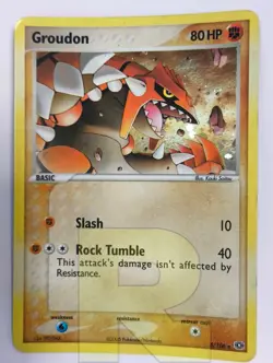 Groudon ® EX Smeraldo 5/106 ® Rara Holo Foil ® Pokemon ® Inglese ® Good - Image 4