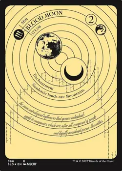 Blood Moon (366) - Etched - Gold Foil x1 - Secret Lair Drop Series - NM-Mint, En - Image 1