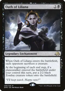 Oath of Liliana [Eldritch Moon] Magic MTG - Image 1