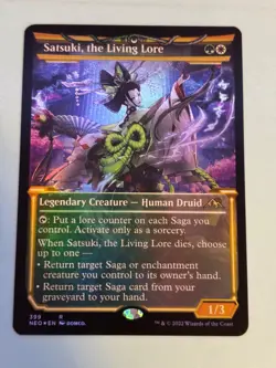 Satsuki, the Living Lore (Showcase) Kamigawa: Neon Dynasty Foil - Pack Fresh - Image 1