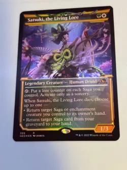 Satsuki, the Living Lore (Showcase) Kamigawa: Neon Dynasty Foil - Pack Fresh - Image 3