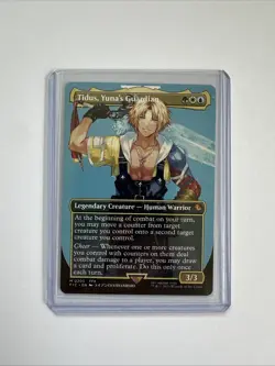 Tidus, Yuna's Guardian - (Borderless) MTG FINAL FANTASY X Mythic FIC (205) - Image 1