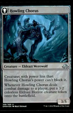 Magic the Gathering MTG 168b Howling Chorus Eldritch Moon Creature Uncommon - Image 1