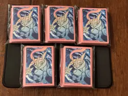 Pokemon (5) Greninja Premium Card Sleeves 65ct Chaos Rising ETB - SEALED - Image 1