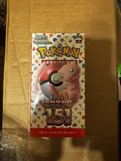 Pokemon Card Game Scarlet & Violet Booster Pack - 151 Cards (SV2A) Korean - Image 2