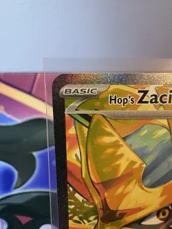 Hop's Zacian ex 186/159 Special Illustration Rare Journey Together Pokemon NM - Image 2