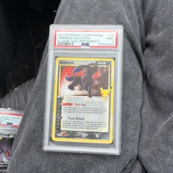 2021 Pokemon Celebrations Classic Pop Series 5 #17 Umbreon Gold Star PSA 9 - Image 1