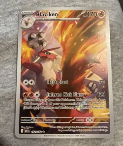 Pokemon TCG Blaziken 192/182 Destined Rivals Illustration Rare - Image 1